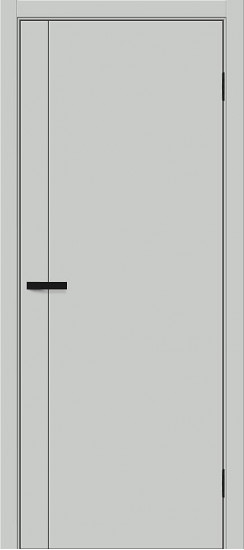 Межкомнатная дверь Браво-0.10 П, цвет: Grey Silk, с покрытием - ПЭТ, серия: Bravo A, размер: 200*70, глухая