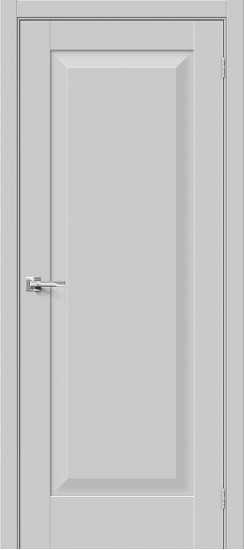 Межкомнатная дверь Прима-20, цвет: Grey Silk, с покрытием - ПЭТ, серия: Prima, размер: 200*60, глухая