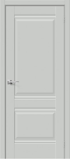 Межкомнатная дверь Прима-2, цвет: Grey Silk, с покрытием - ПЭТ, серия: Prima, размер: 200*60, глухая