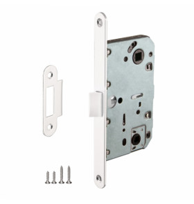 Защелка врезная PL96WC-50/BL WH (белый)
