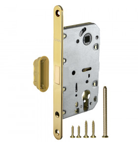Корпус врезного замка MAGNM85C-50 (M85C-50) GOLD-24 золото 24K