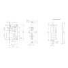 Корпус Ajax (Аякс) замка METLS25-50 BL черный
