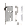 Замок Fuaro (Фуаро) врезной DD.INOX/C-55.72/R с ролик. защелкой (лиц.планка 24 мм)