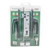 Корпус Ajax (Аякс) () цилиндровый в комплекте с ручкой KIT GATE-2585/24 RAL 7016 антрацит
