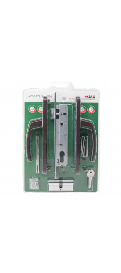 Корпус Ajax (Аякс) () цилиндровый в комплекте с ручкой KIT GATE-2085/24 BR коричневый