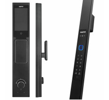 Электронный замок Sanyo D505 UsmartGo DM85 с WiFi, с распознаванием лиц,ручка-скоба 1800 мм, черный