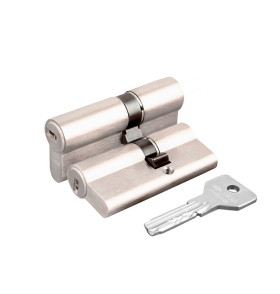 Цилиндровый механизм Cisa ASIX OE300-13.12 (70 мм/30+10+30), НИКЕЛЬ