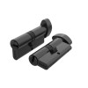 Цилиндровый Punto (Пунто) механизм Z3002Knob120(55+10+55) с вертушкой BL черный