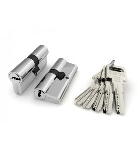 Цилиндровый механизм (R600/70) R6000Key70(30+10+30) CP хром 5Key