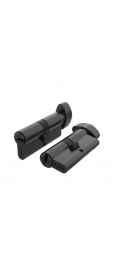 Цилиндровый Punto (Пунто) механизм Z3002Knob90(40+10+40) с вертушкой BL черный