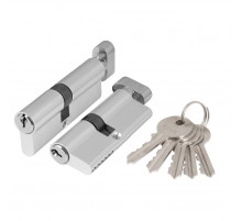 Цилиндровый механизм (AZ102/90) AZ1002Knob90 (35+10+45) CP хром