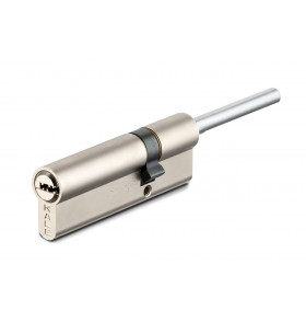 Цилиндровый механизм под вертушку (дл.шток) 164 SX/71 (35+10+26) mm никель 5 кл.