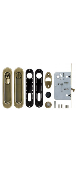 Набор Armadillo (Армадилло) для раздвижных дверей SH.LD152.KIT011-BK (SH011-BK) AB-7 бронза