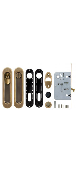 Набор Armadillo (Армадилло) для раздвижных дверей SH.LD152.KIT011-BK (SH011-BK) WAB-11 матовая бронза