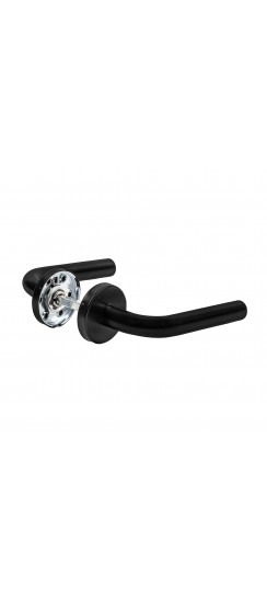 Ручка Fuaro (Фуаро) раздельная R.DSS201-0201/19 (DSS-0201/19) INOX 201 BL-24 черный