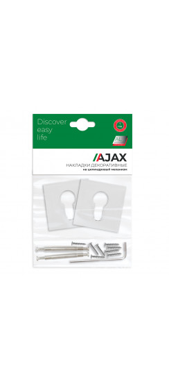 Накладка Ajax (Аякс) под цилиндр ET.K.JS51 (ET JS) CP-8 хром
