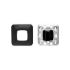 Ручка Ajax (Аякс) поворотная BKW8x75.K.MD50 BL-24 черный