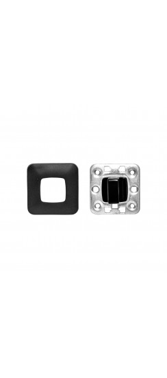 Ручка Ajax (Аякс) поворотная BKW8x75.K.MD50 BL-24 черный
