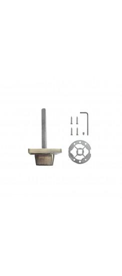 Ручка Fuaro (Фуаро) поворотная BKW8x75.K.RL52 (BKW8x75 RL) ABG-6 зелёная бронза