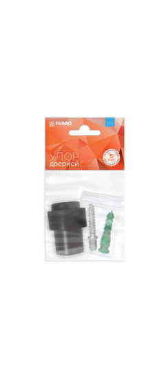 Упор Fuaro (Фуаро) дверной напольный STOPPER/14 (DS-14 ) BL-24 черный