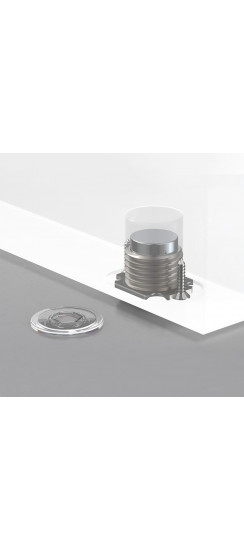 Упор Armadillo (Армадилло) дверной скрытый STELS TR Прозрачный