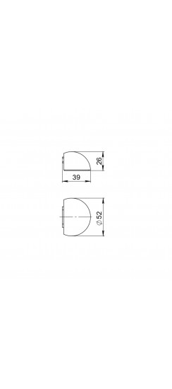 Фиксатор Ajax (Аякс) магнитный DSF-50M BL черный