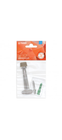 Упор Fuaro (Фуаро) дверной настенный STOPPER/15 (DS-15) CP-8 хром