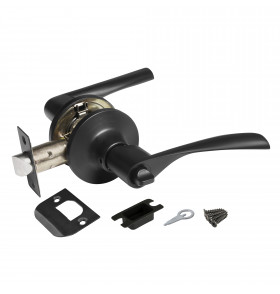 Ручка защелка DK610 BL-BK (6010 BL-B) (фик.) черный