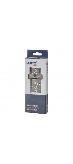 Петля Punto (Пунто) универсальная без врезки IN4200W GM оружейная сталь (коробка)