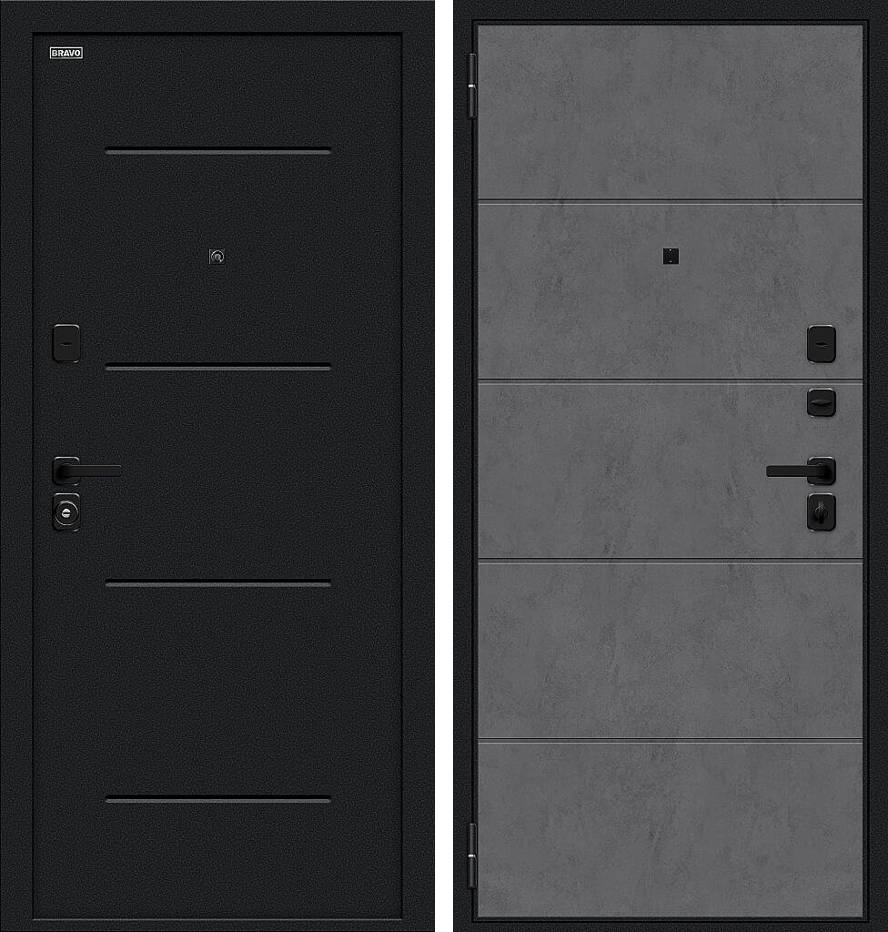 Граффити-1 Инсайд/SBlack, цвет: Букле черное/Slate Art, размер : 205*96 правое