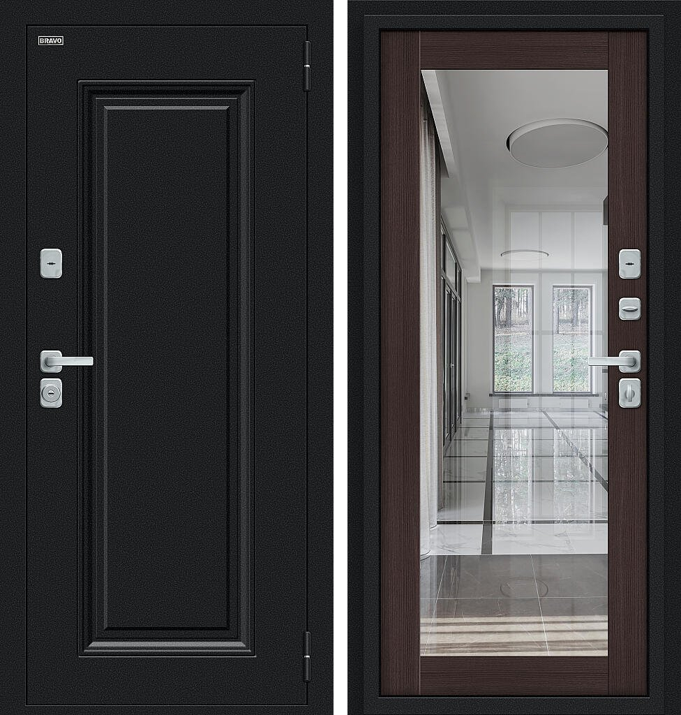 Thermo Флэш МФ/BChrome, цвет: Букле черное/Wenge Melinga, размер : 205*96 правое